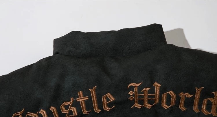 ゴシックレターヘビーダウンジャケット znk000101