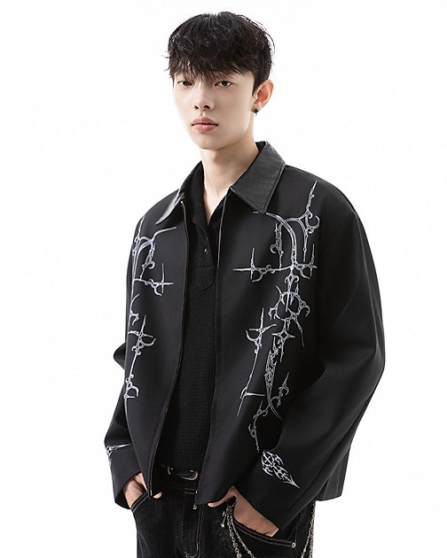 クロスデザインジップジャケット znk000156