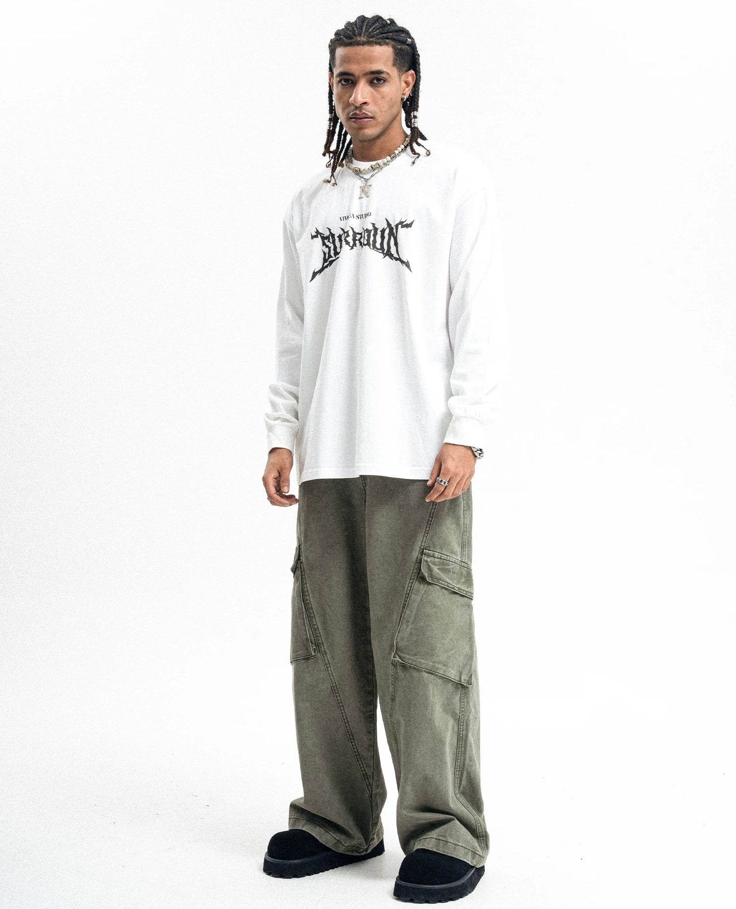 ロゴロングスリーブTシャツ znk000086