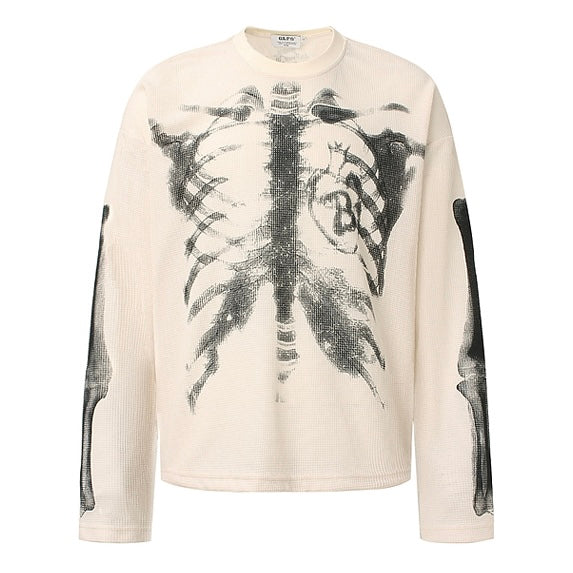 スカルグラフィックロングT-shirt znk000040