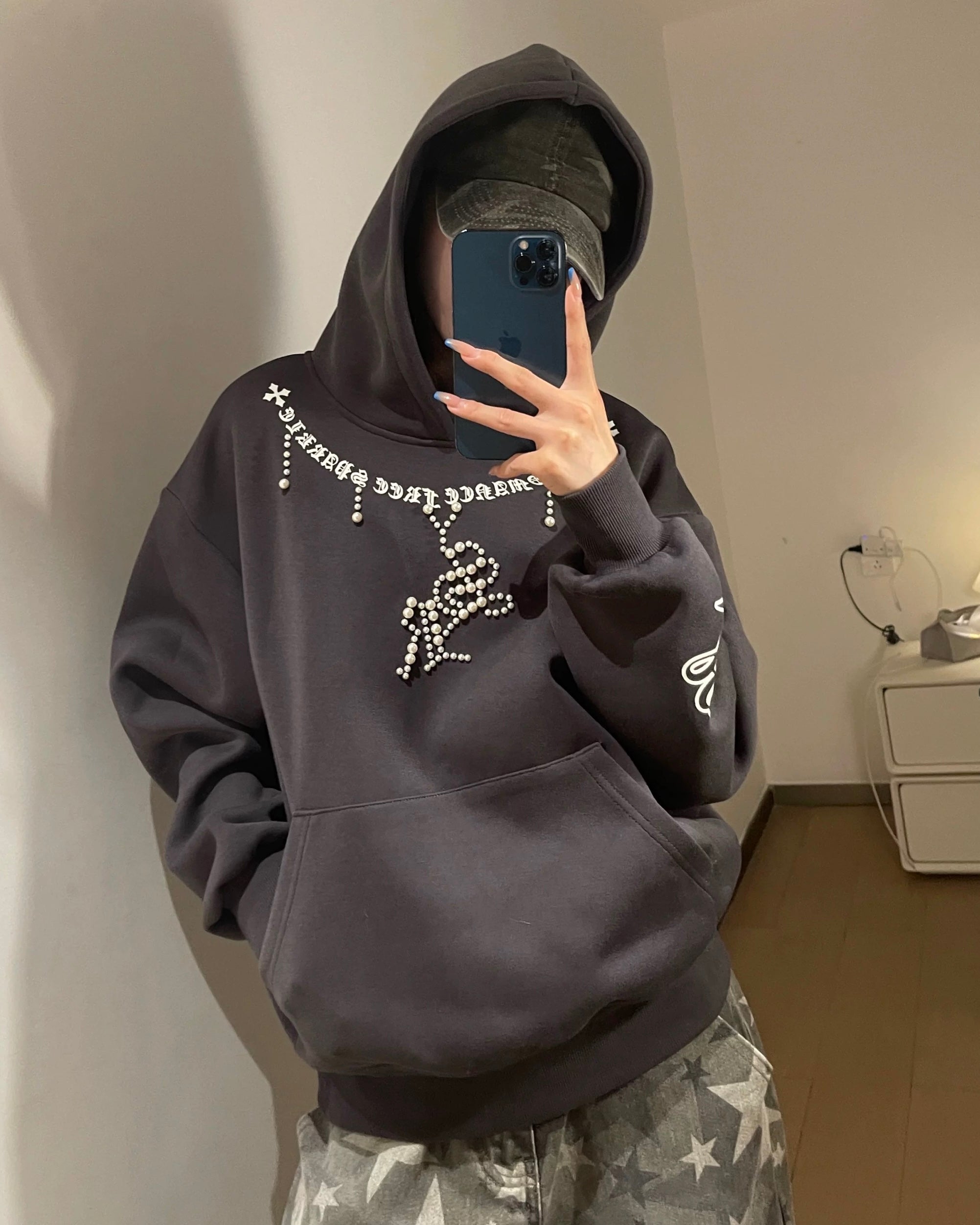 ビジューデザインパーカー SS-000667