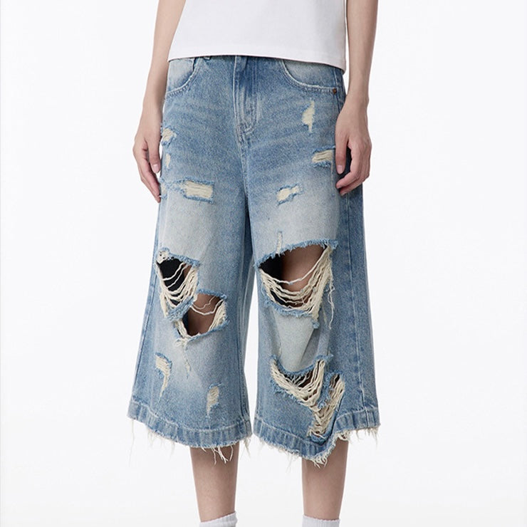 ダメージデニムショーツ SS-000456