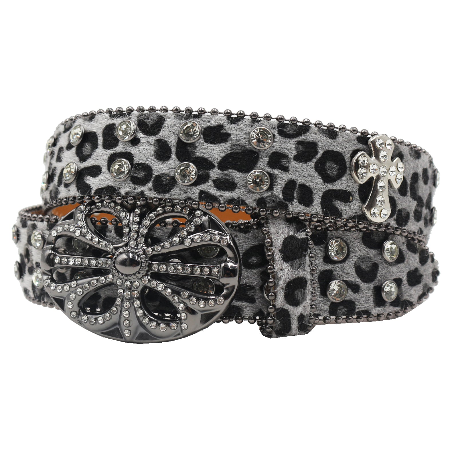 レオパードスタッズベルト znk000097