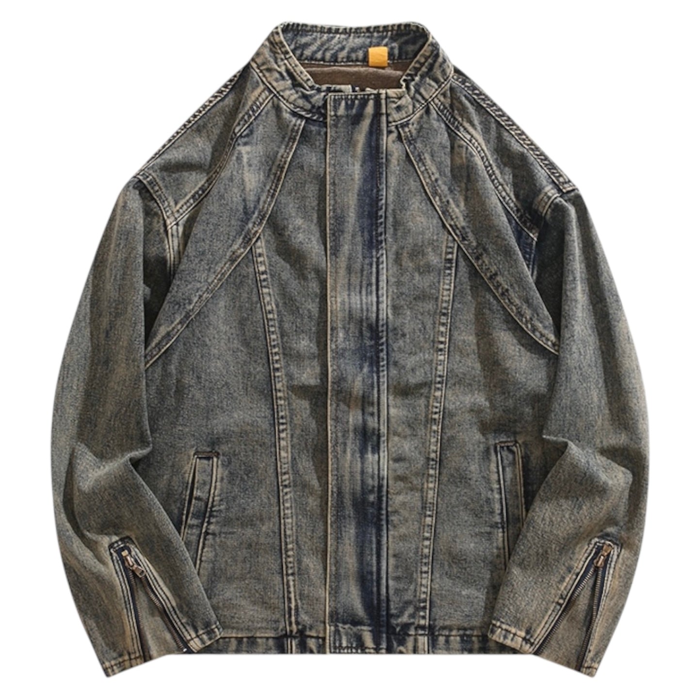 ウォッシュデニムスタンドジャケット znk000126
