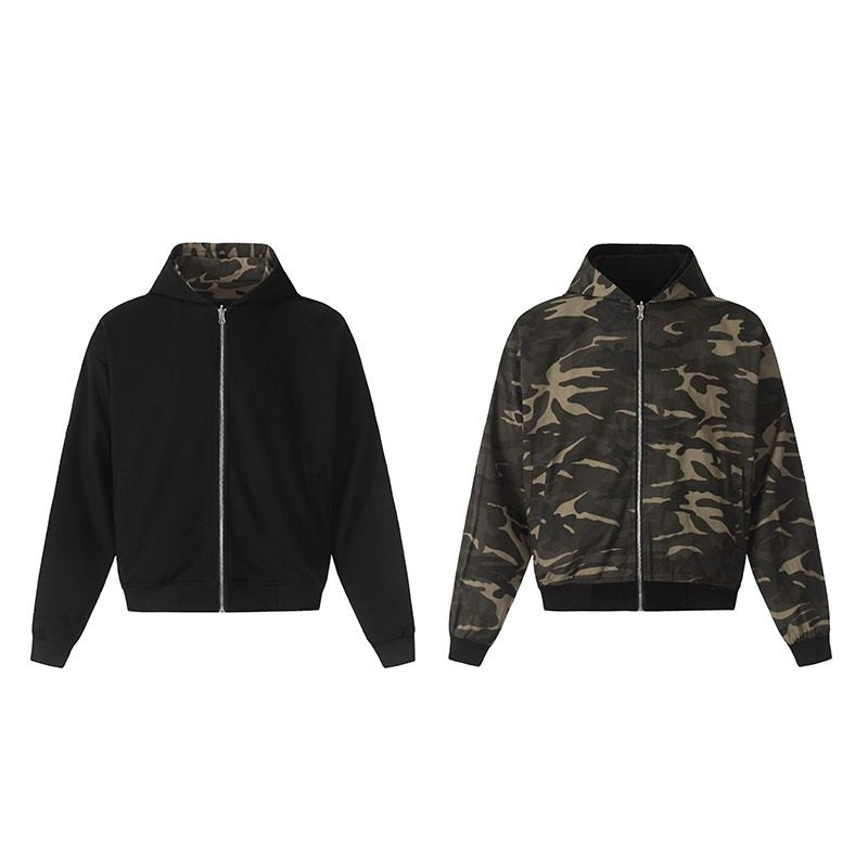 リバーシブルジップパーカー znk000171