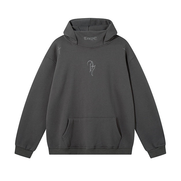 シンプル 刺繍ロゴ パーカー SS-000681