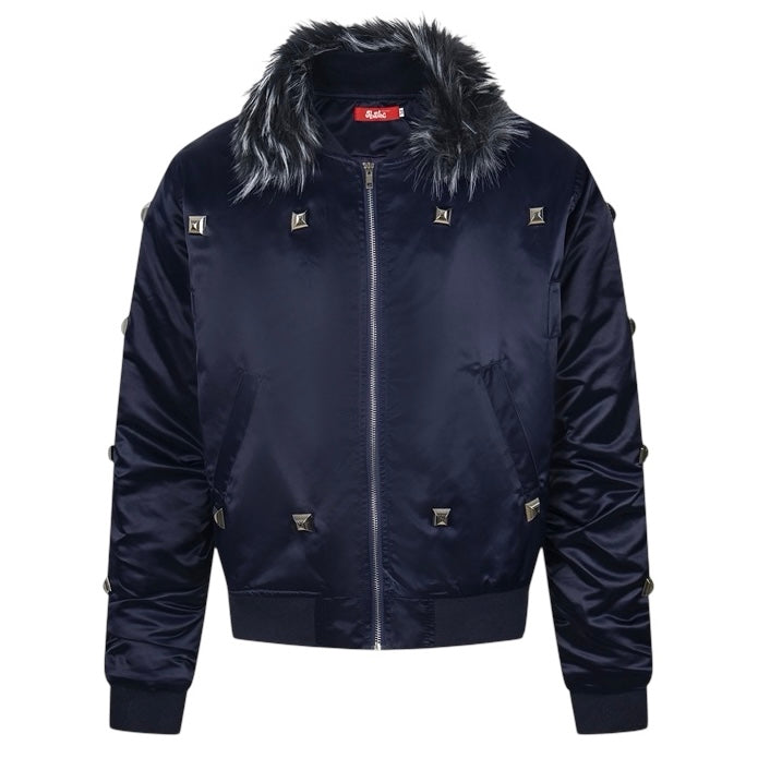 スタッズボンバージャケット znk000095