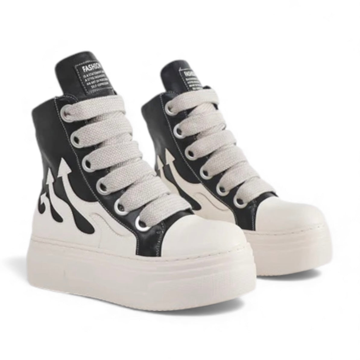 フレイム厚底ハイカットスニーカー znk000013