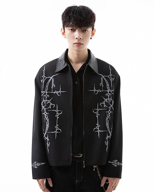 クロスデザインジップジャケット znk000156