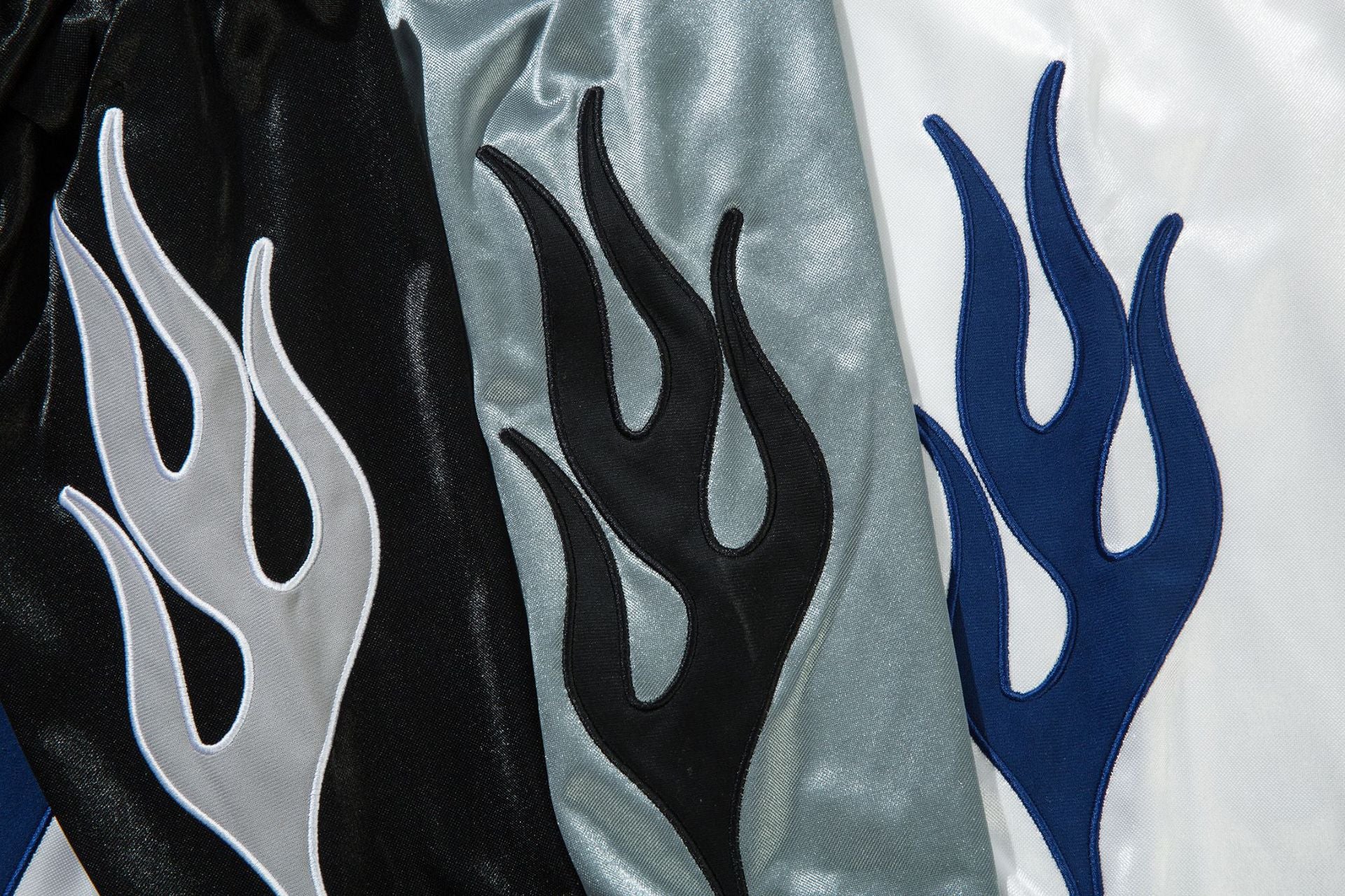 Flame Graphic Long Sleeve T-Shirt znk000215