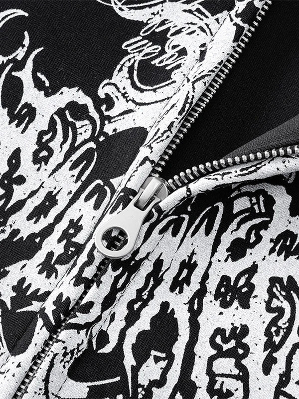 ゴシックレタリングジップパーカー znk000083