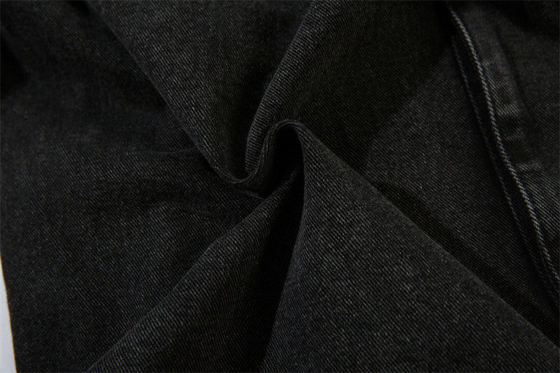 ブラックデニムカーゴパンツ znk000182