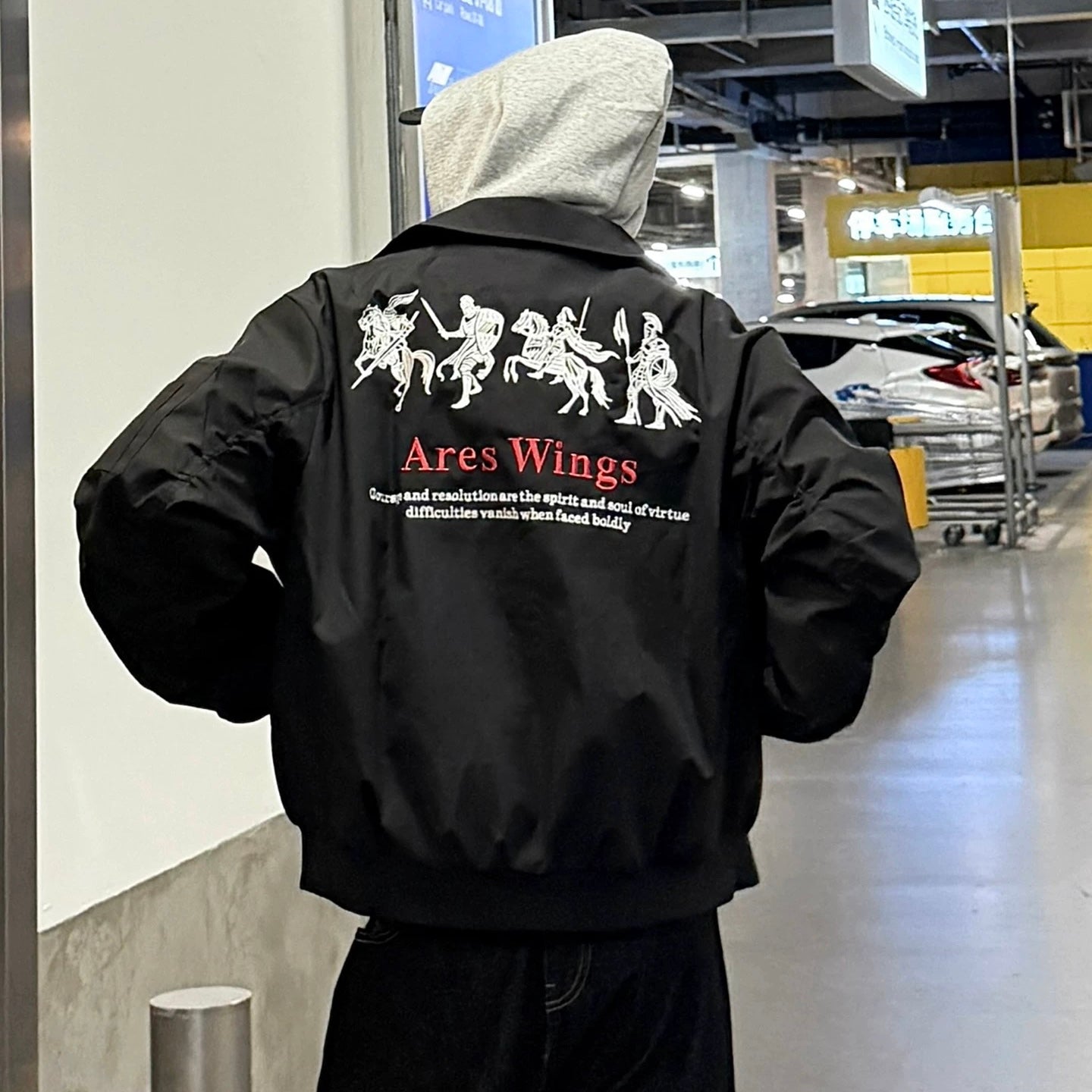 Zip-Up Collared Jacket znk000208
