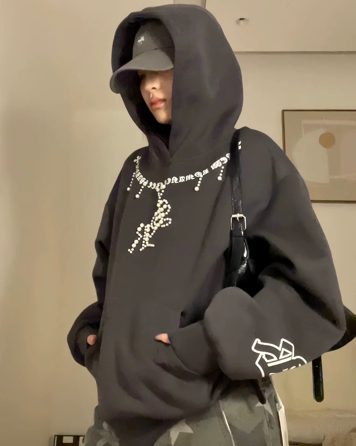 ビジューデザインパーカー SS-000667