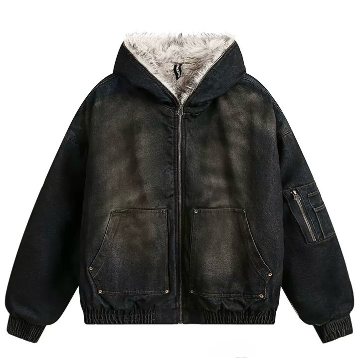 ボアライニングフーデッドジャケット znk000161