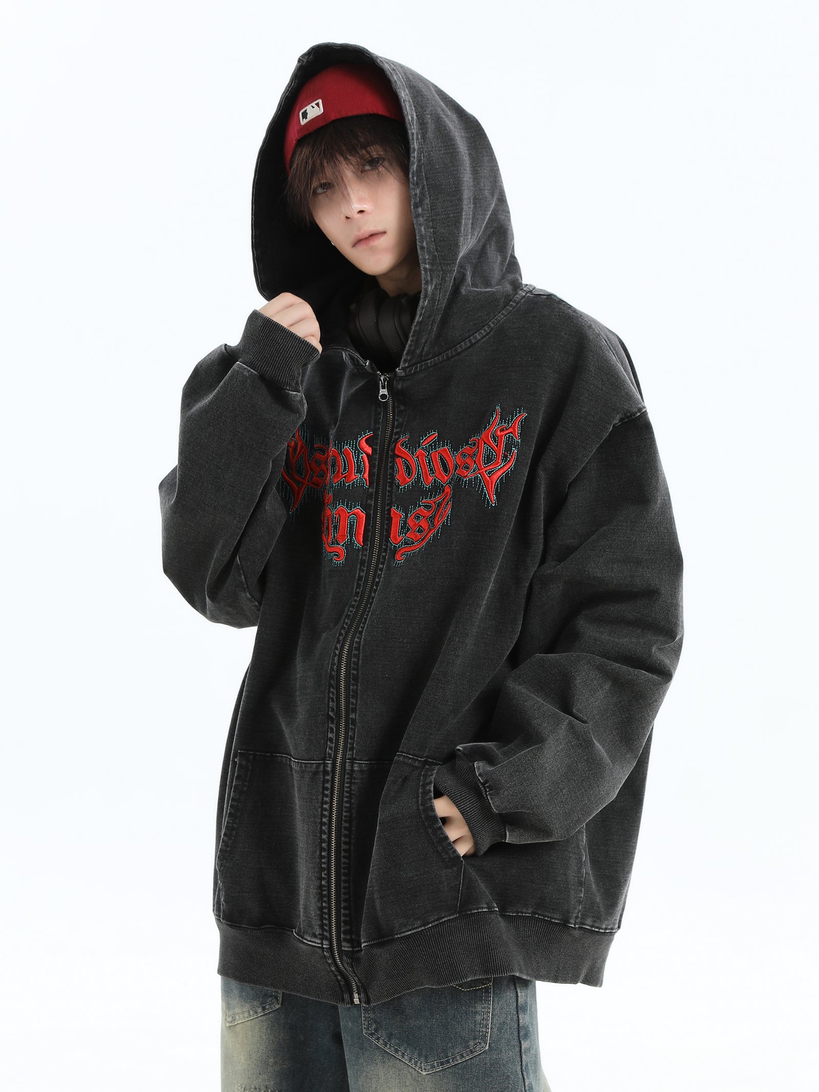 ウォッシュドロゴジップパーカー SS-000669