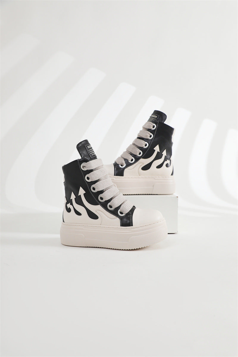 フレイム厚底ハイカットスニーカー znk000013