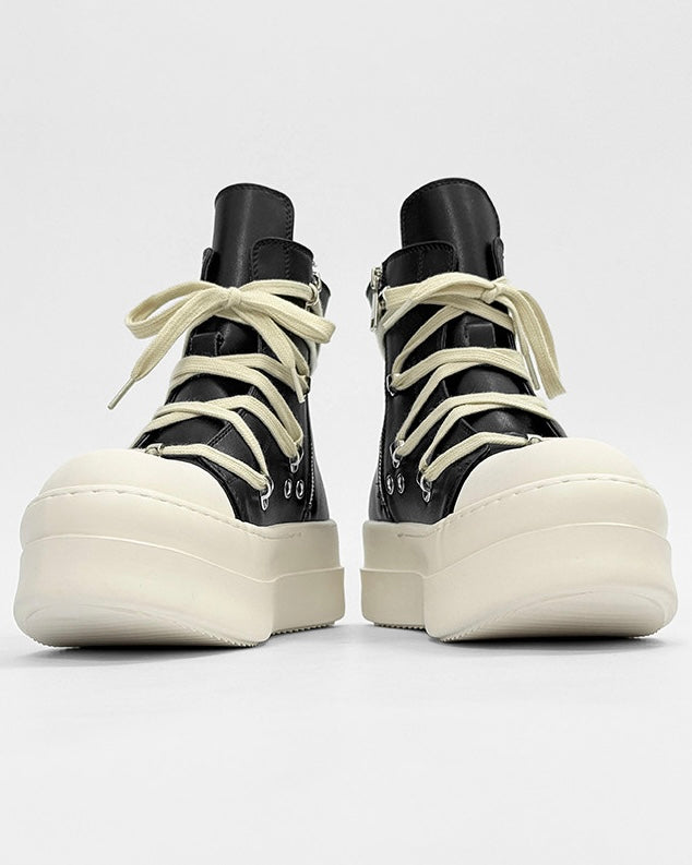 Heavy Sole Wrap High-Top Boots znk000227