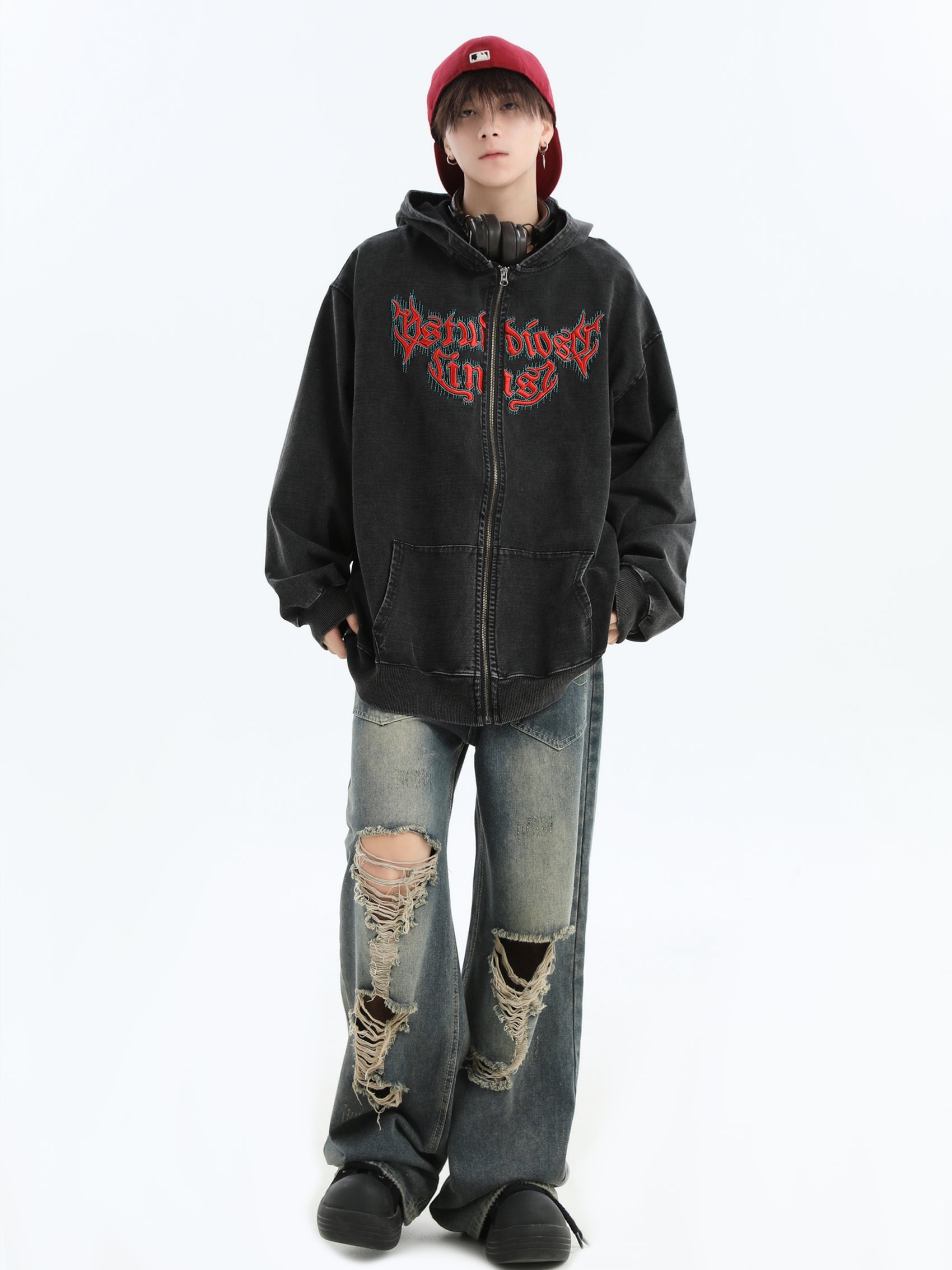 ウォッシュドロゴジップパーカー SS-000669