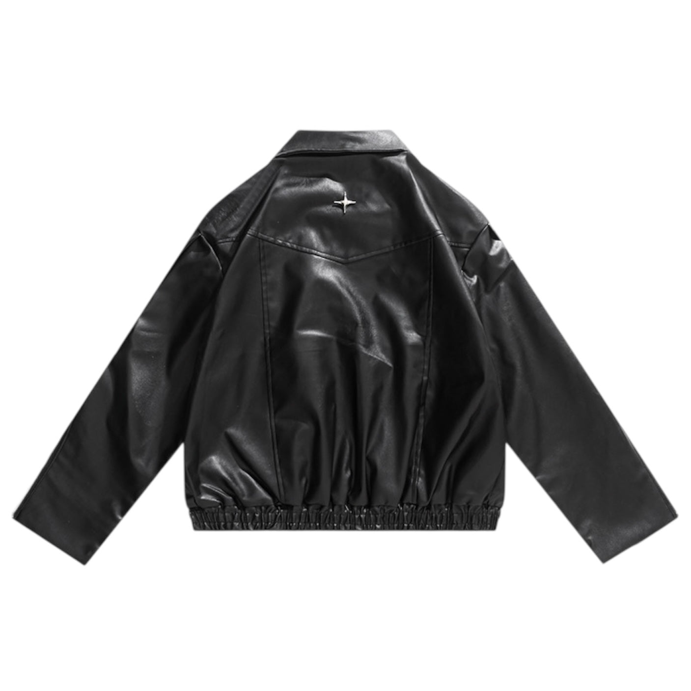 スターモチーフフェイクレザーブルゾン znk000123