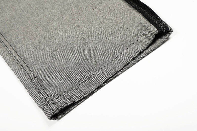 Dark Contrast Baggy Denim znk000287