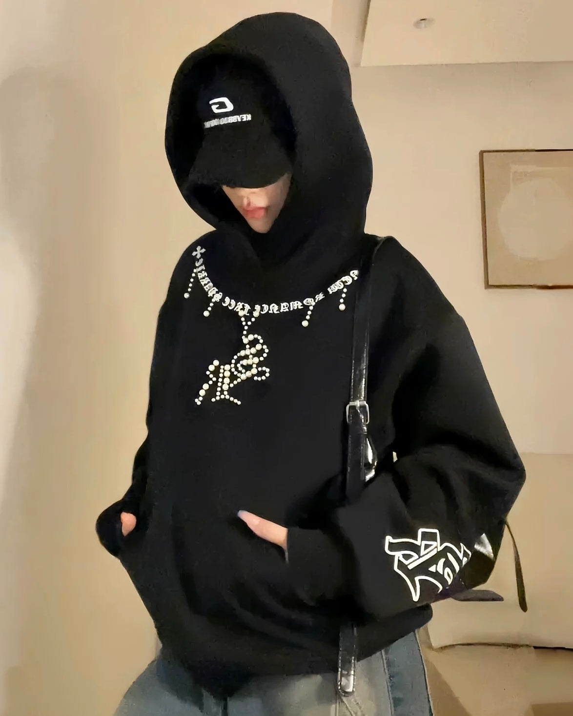 ビジューデザインパーカー SS-000667