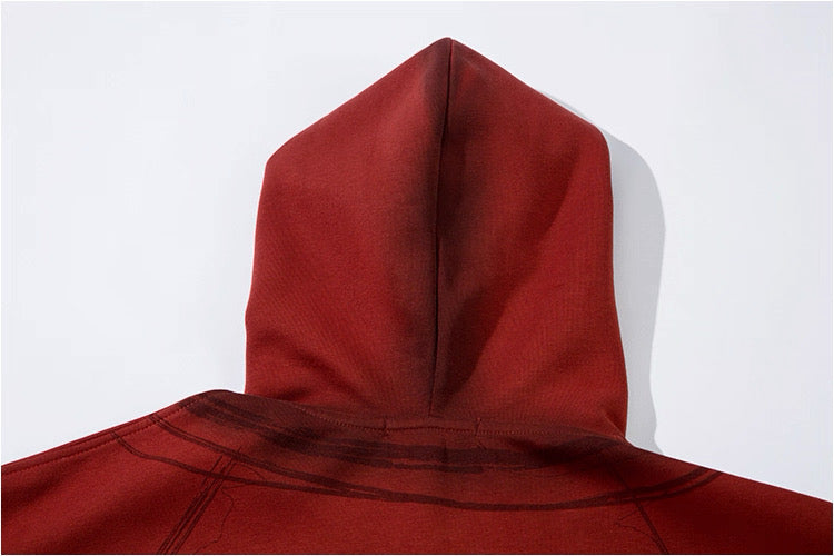 ストリート ジップパーカー BORFEND バックナンバー ロゴ入り フーディ SS-000690