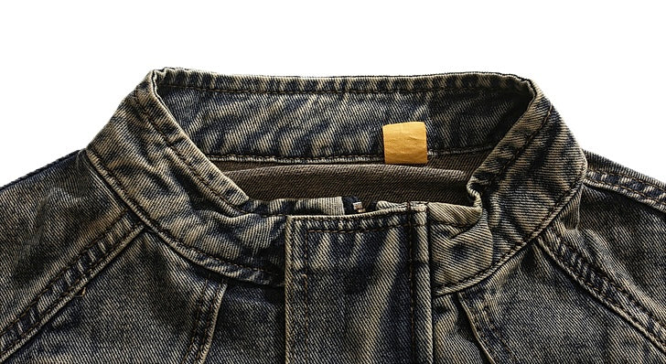 ウォッシュデニムスタンドジャケット znk000126