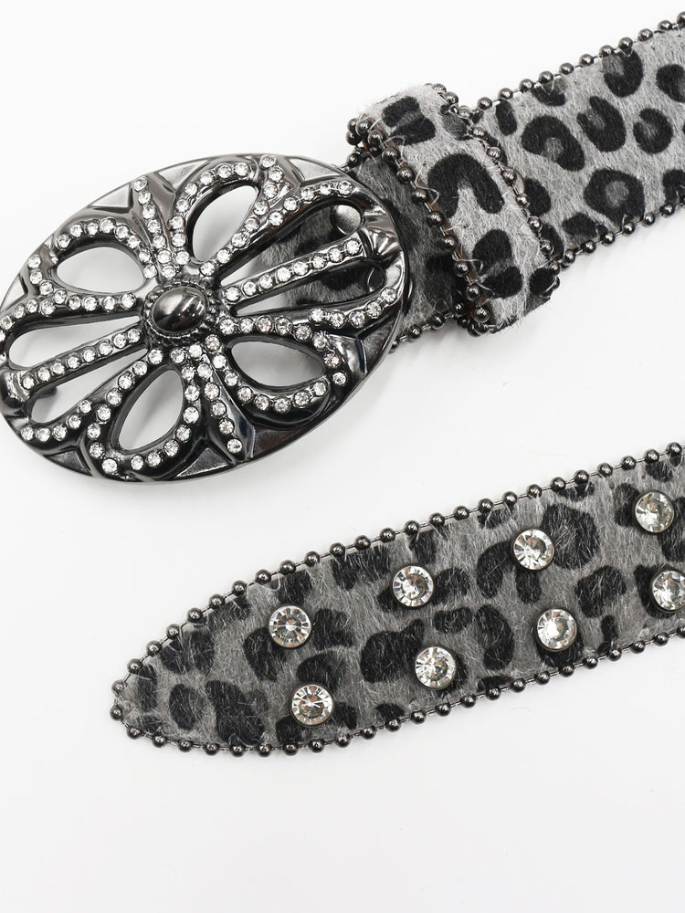 レオパードスタッズベルト znk000097