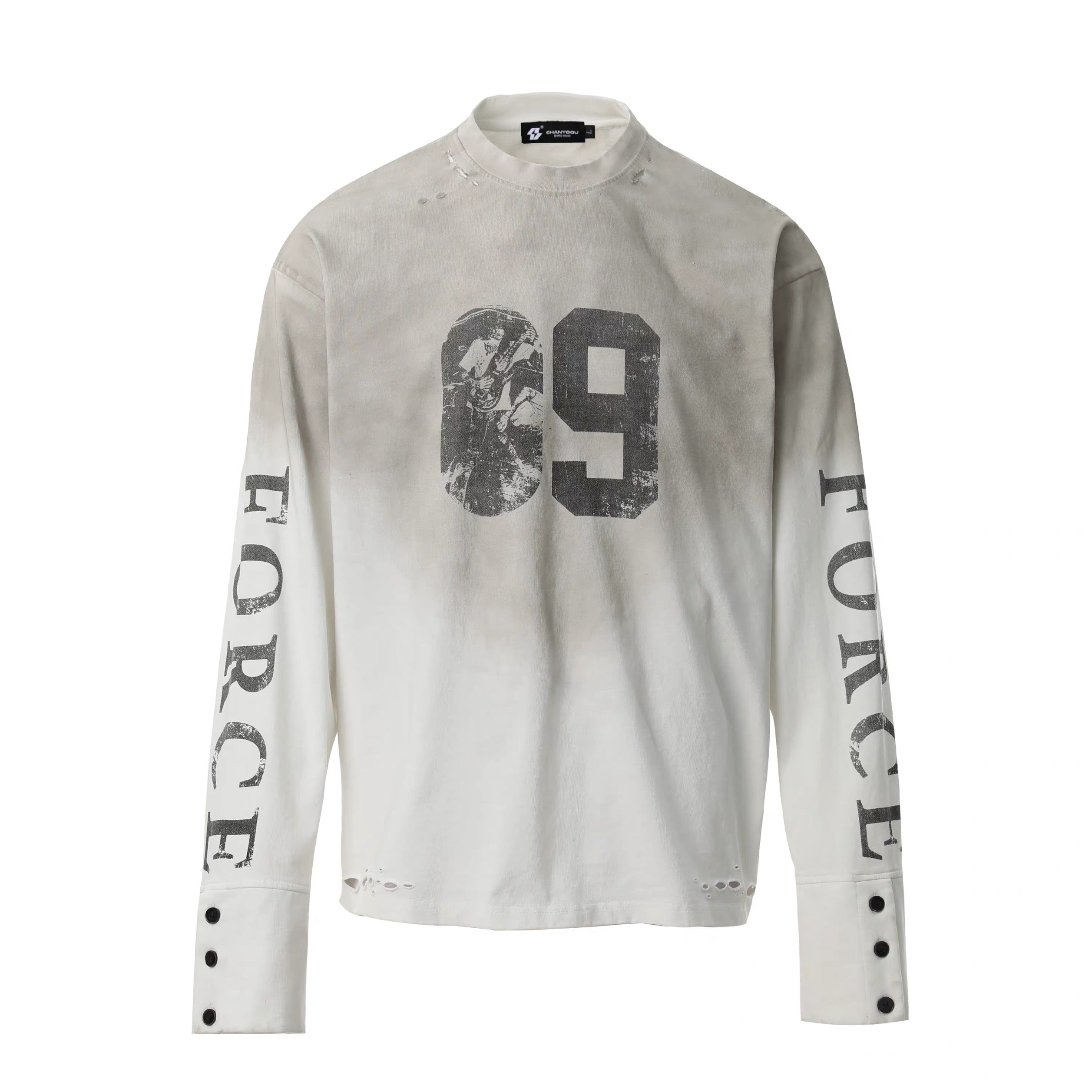 Grunge Style Long Sleeve T-Shirt znk000220