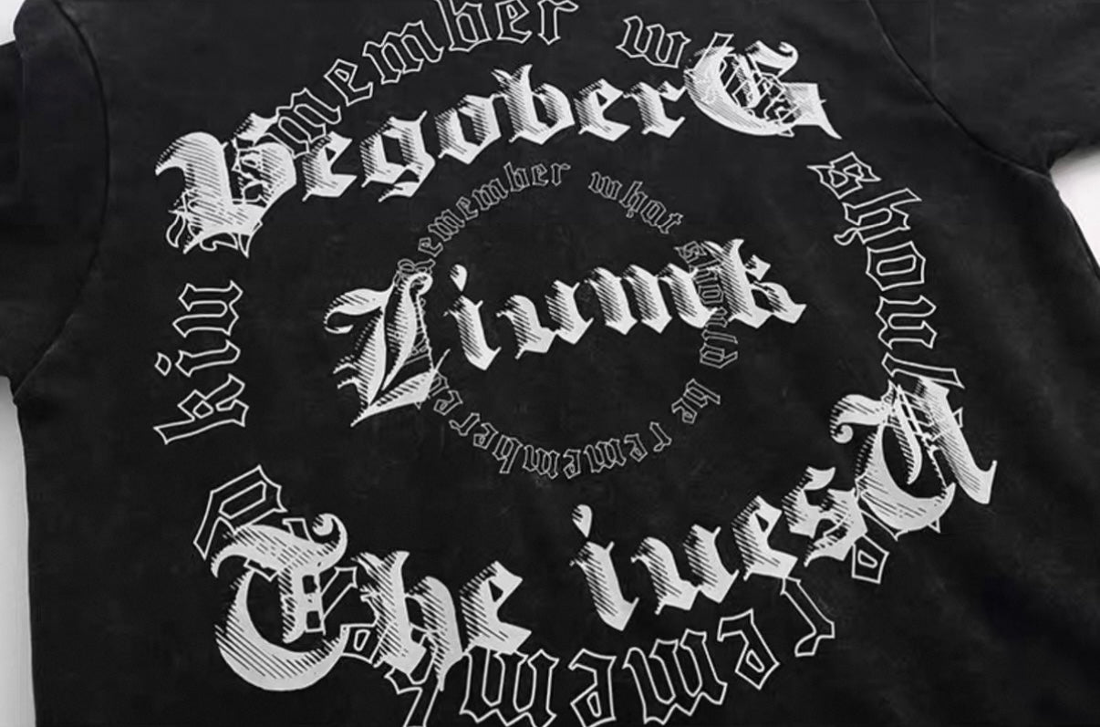 ゴシックロゴ ジップパーカー SS-000687