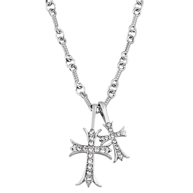 18kgp ツインクロスネックレス znk000137