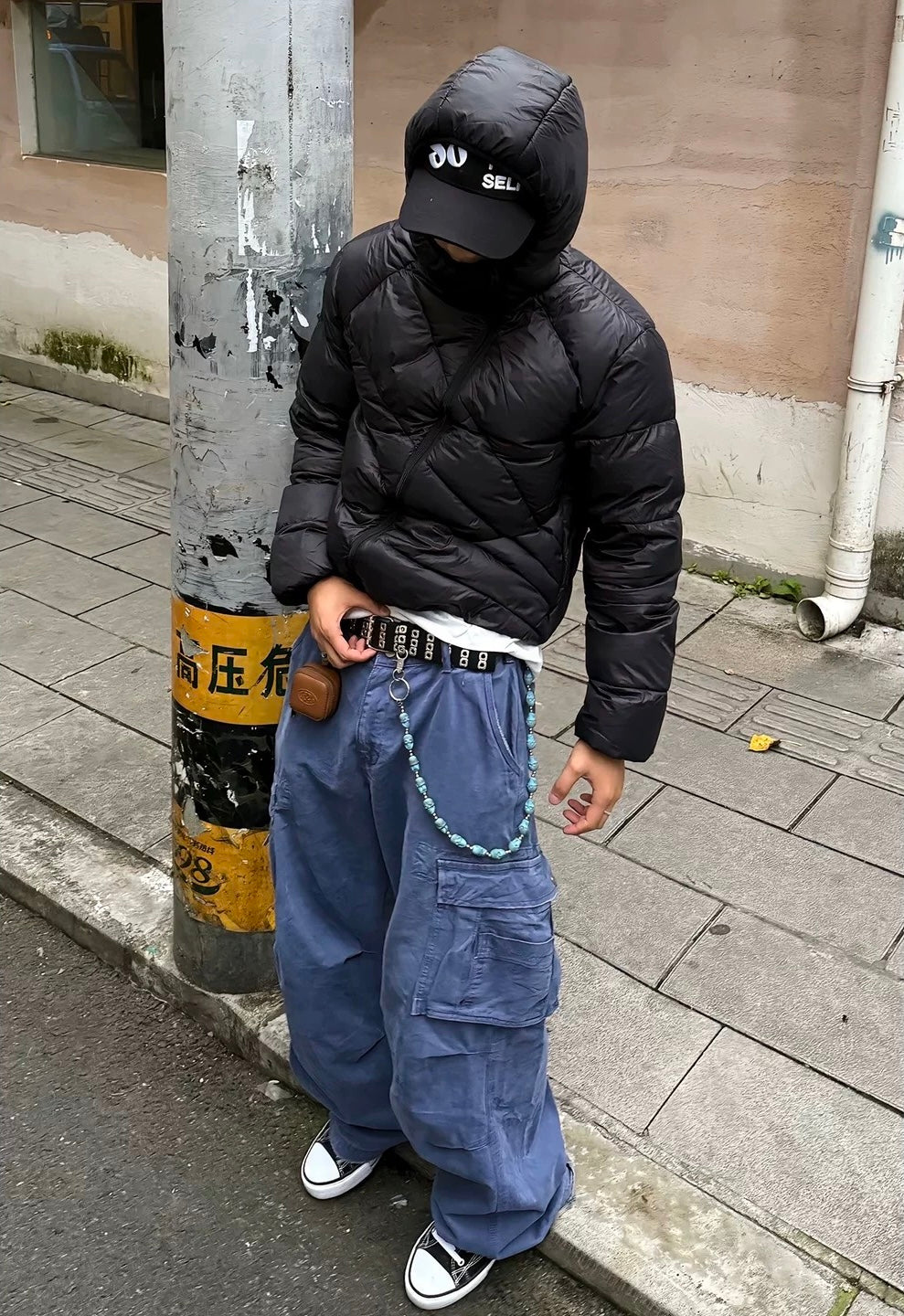 斜めジップフードジャケット znk000052