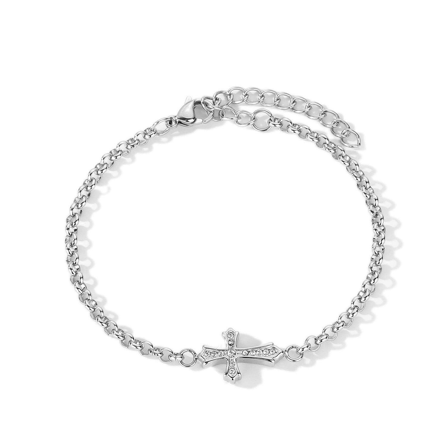 18kgp クロスチェーンブレスレット znk000135