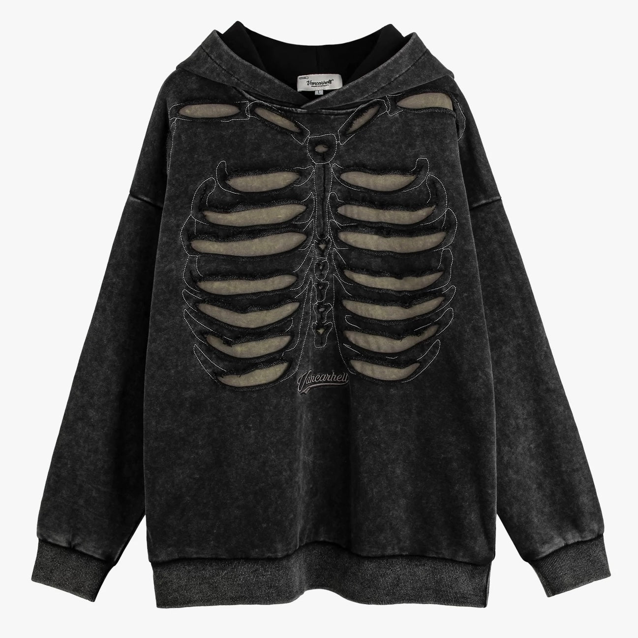 スケルトンデザインパーカー znk000041