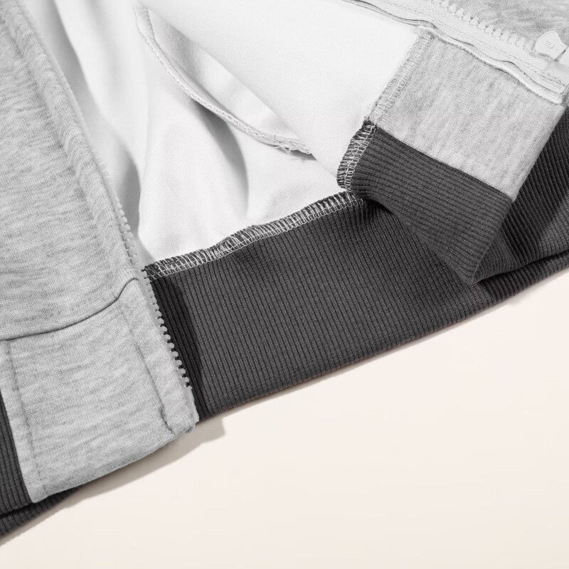 バイカラーロゴジップフーディ znk000167