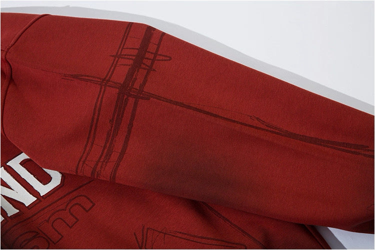 ストリート ジップパーカー BORFEND バックナンバー ロゴ入り フーディ SS-000690