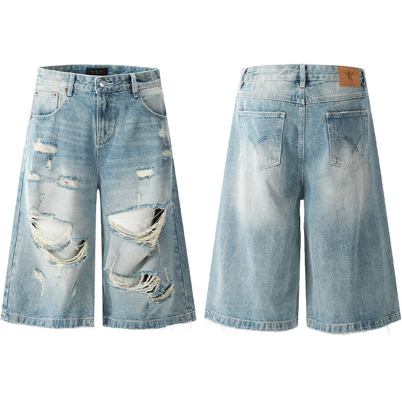 ダメージデニムショーツ SS-000456