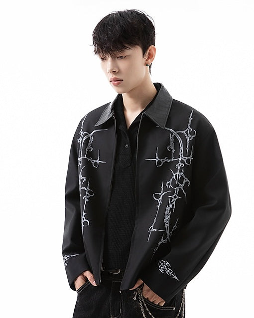 クロスデザインジップジャケット znk000156