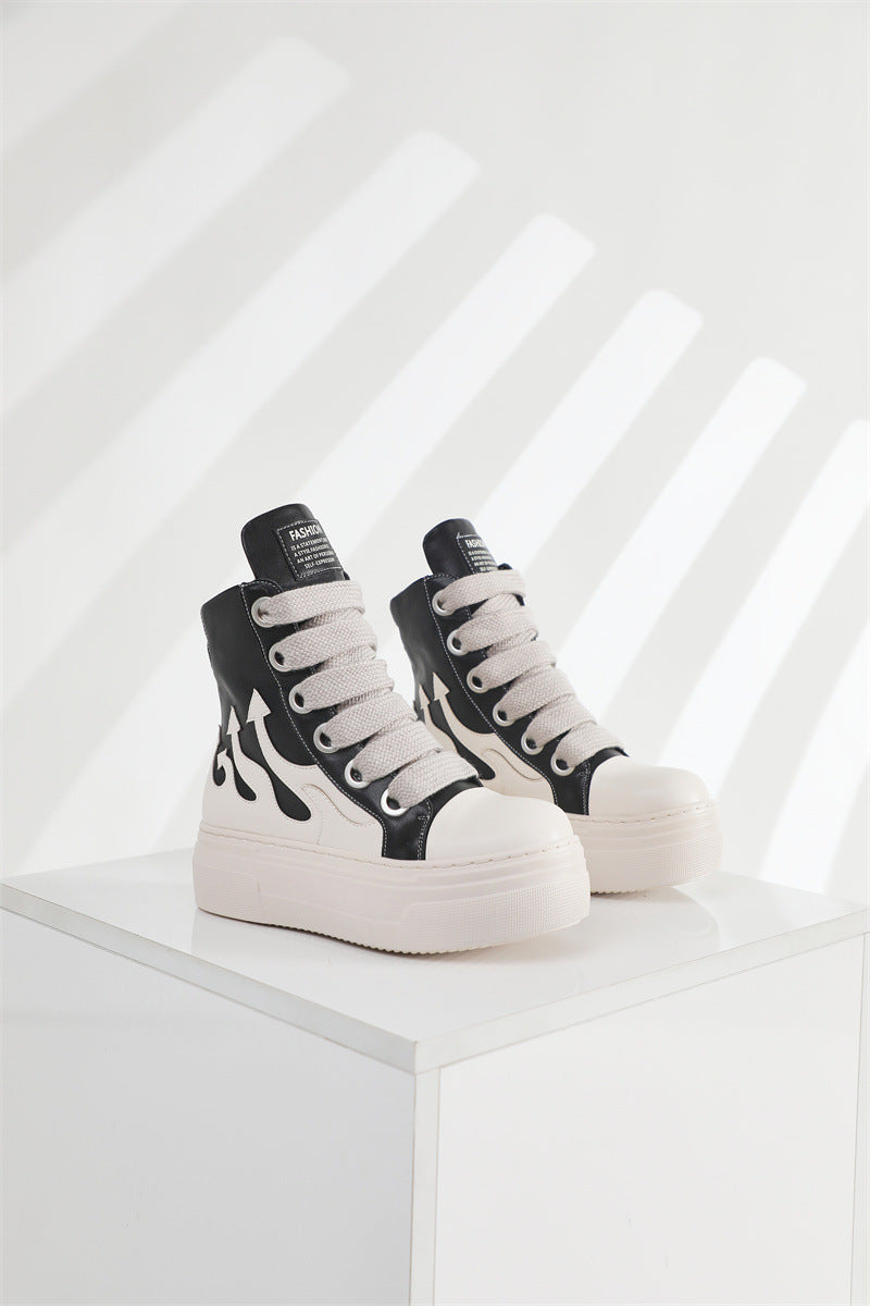 フレイム厚底ハイカットスニーカー znk000013
