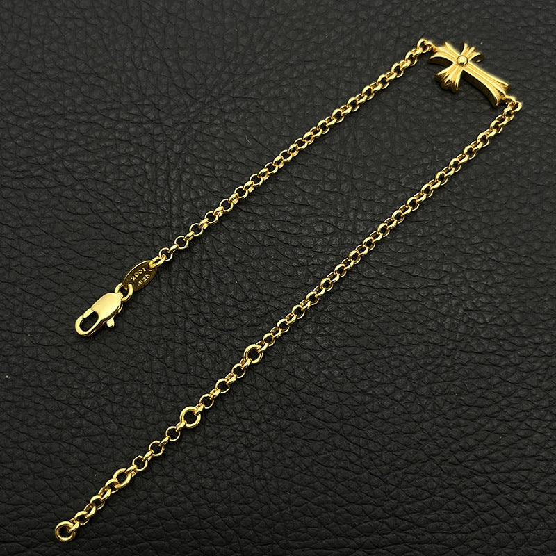 18kgp クロス チェーンブレスレット znk000135