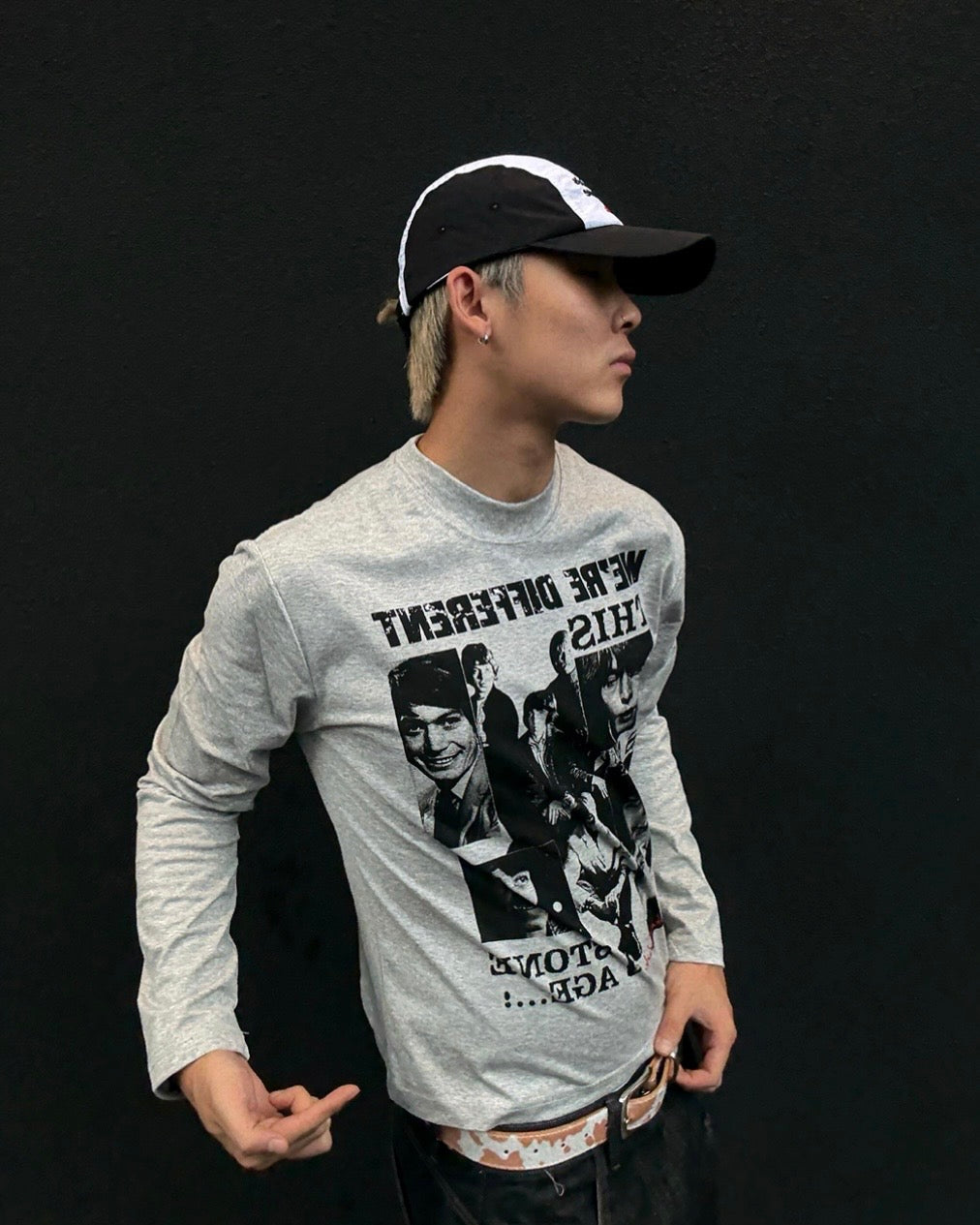 グラフィックロングTシャツ 
znk000153