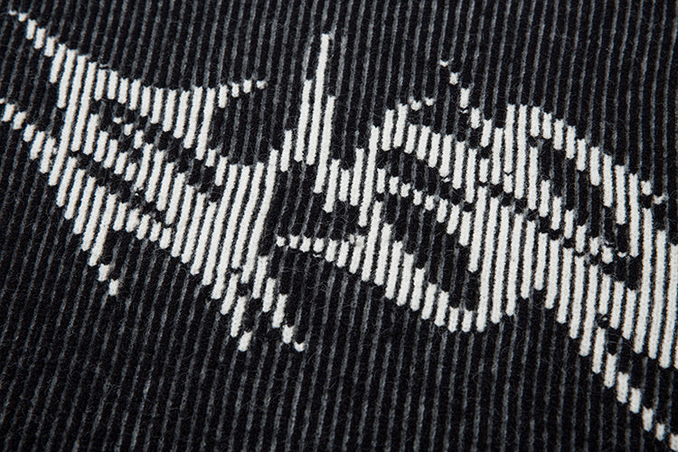 ミドルネックデザインニット znk000001