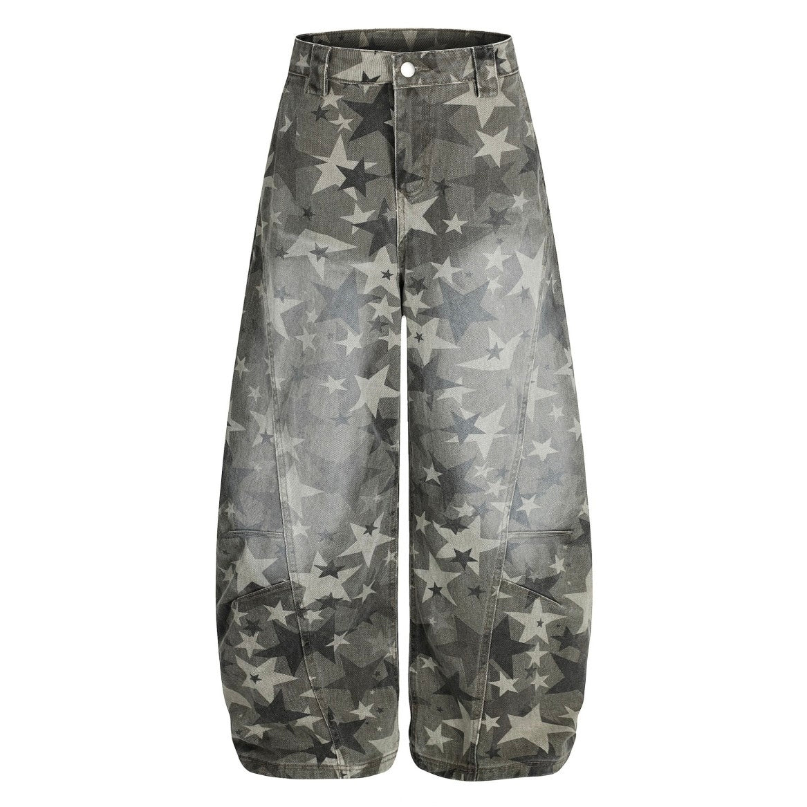 スターデザインワイドデニムパンツ znk000178