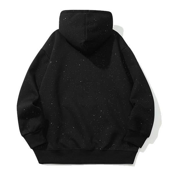 スプラッターブラックフーディー znk000082