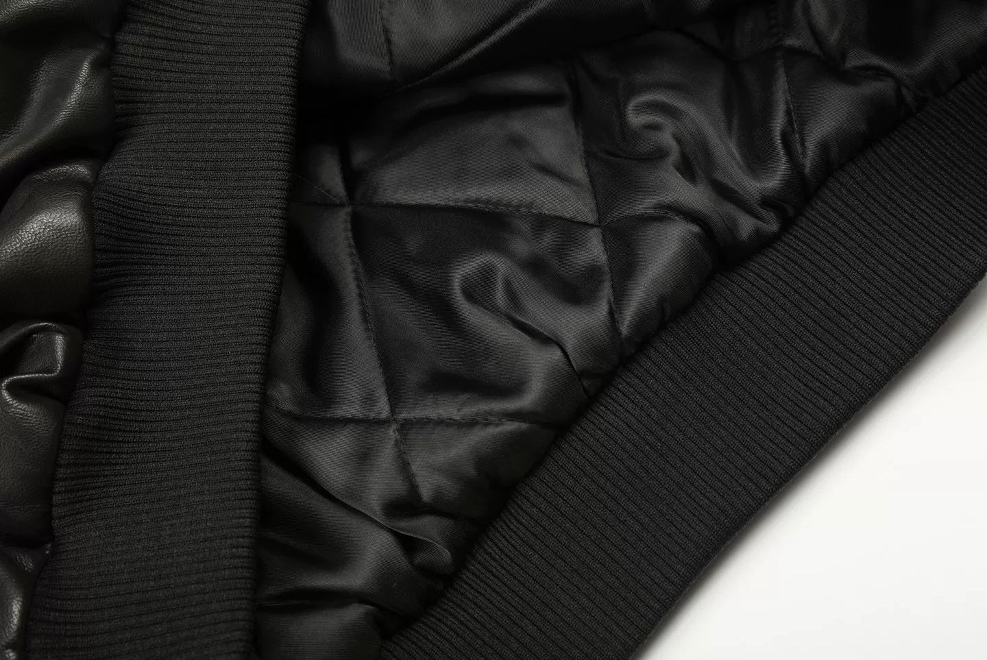 レザー ファーフーディージャケット　znk000004