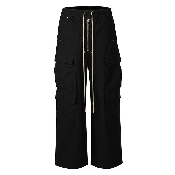 Wide Fit Multi-Pocket Cargo Pants znk000225