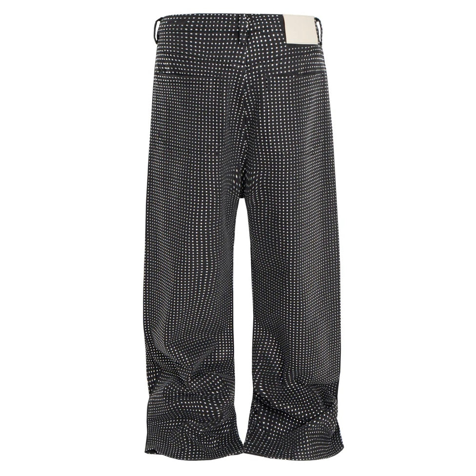 オーバードットデザインワイドデニム znk000092