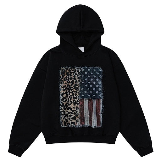 グランジレオパードアートフーディ znk000152