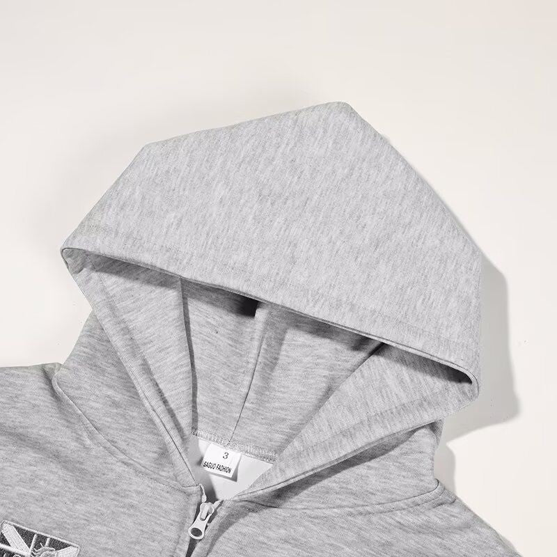 バイカラーロゴジップフーディ znk000167